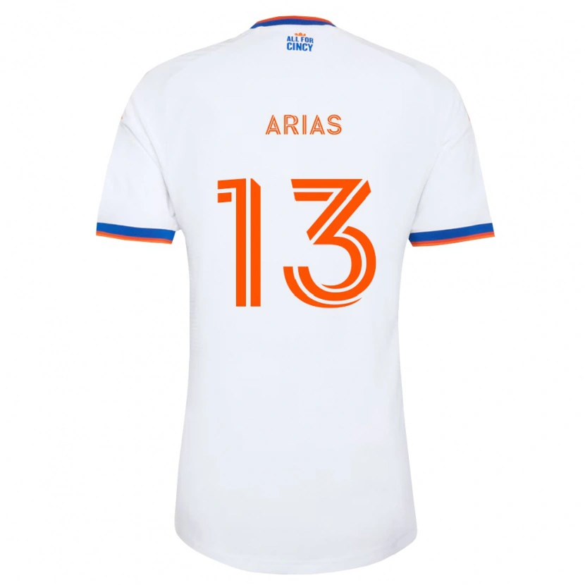 Danxen Damen Santiago Arias #13 Weiß Marineblau Orange Auswärtstrikot Trikot 2026/27 T-Shirt Österreich