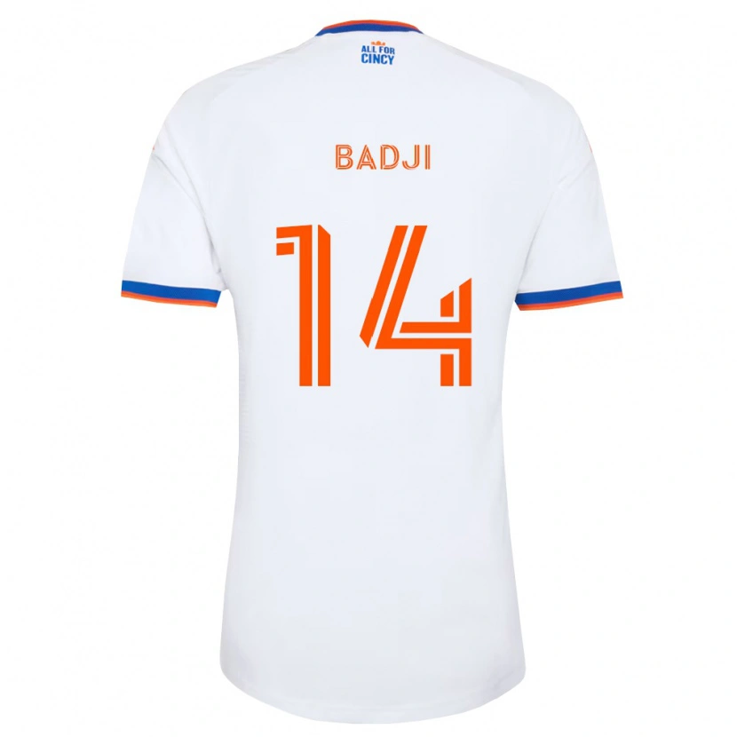 Danxen Damen Dominique Badji #14 Weiß Marineblau Orange Auswärtstrikot Trikot 2026/27 T-Shirt Österreich