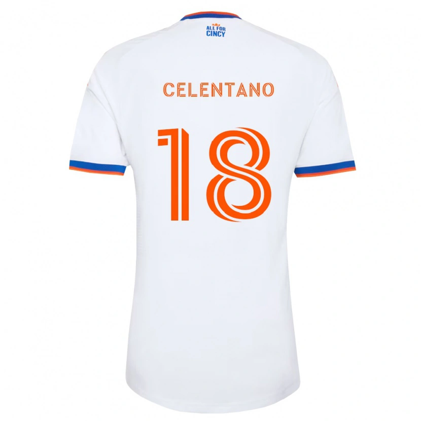 Danxen Damen Roman Celentano #18 Weiß Marineblau Orange Auswärtstrikot Trikot 2026/27 T-Shirt Österreich