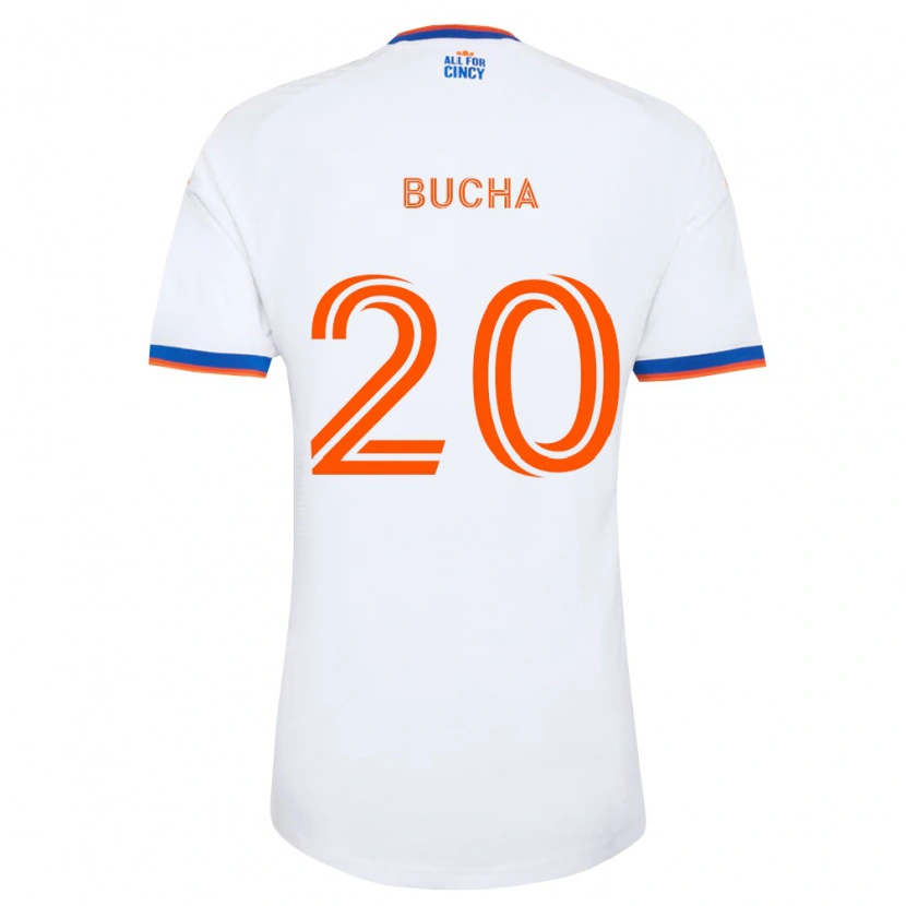 Danxen Damen Pavel Bucha #20 Weiß Marineblau Orange Auswärtstrikot Trikot 2026/27 T-Shirt Österreich