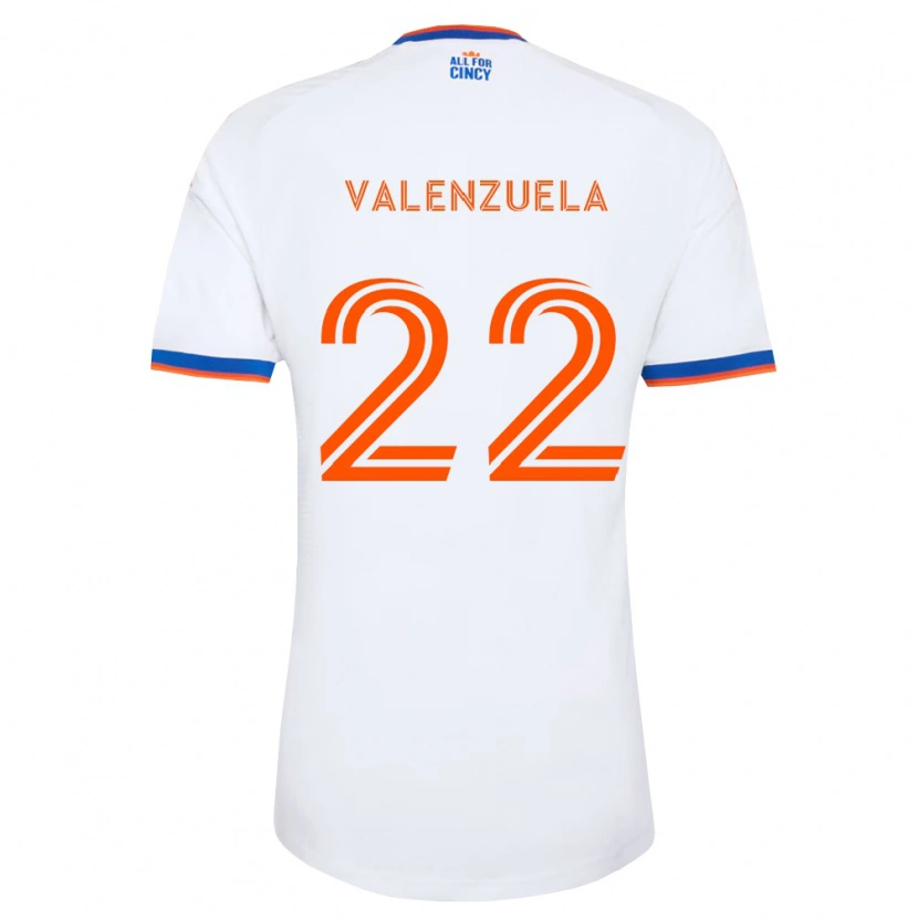 Danxen Damen Gerardo Valenzuela #22 Weiß Marineblau Orange Auswärtstrikot Trikot 2026/27 T-Shirt Österreich