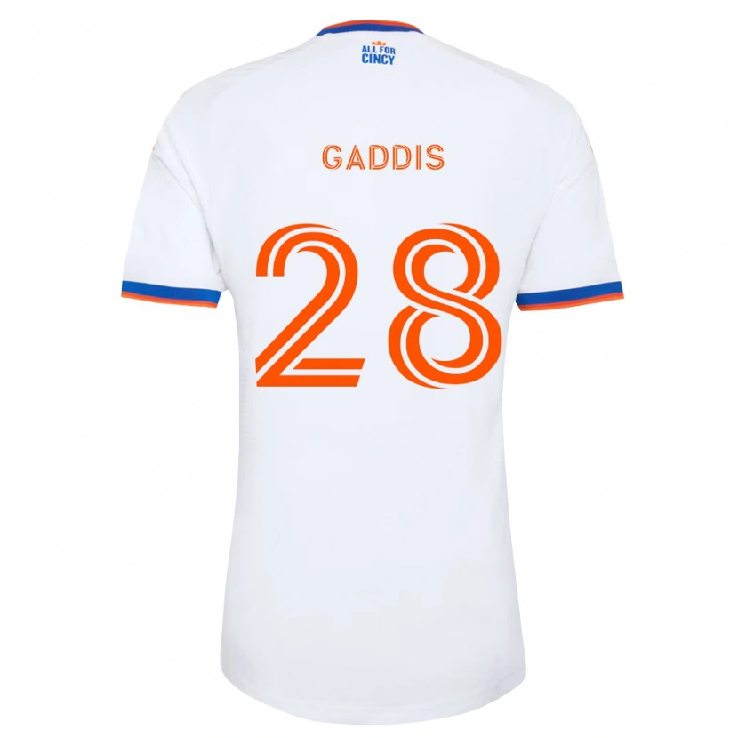 Danxen Damen Raymon Gaddis #28 Weiß Marineblau Orange Auswärtstrikot Trikot 2026/27 T-Shirt Österreich