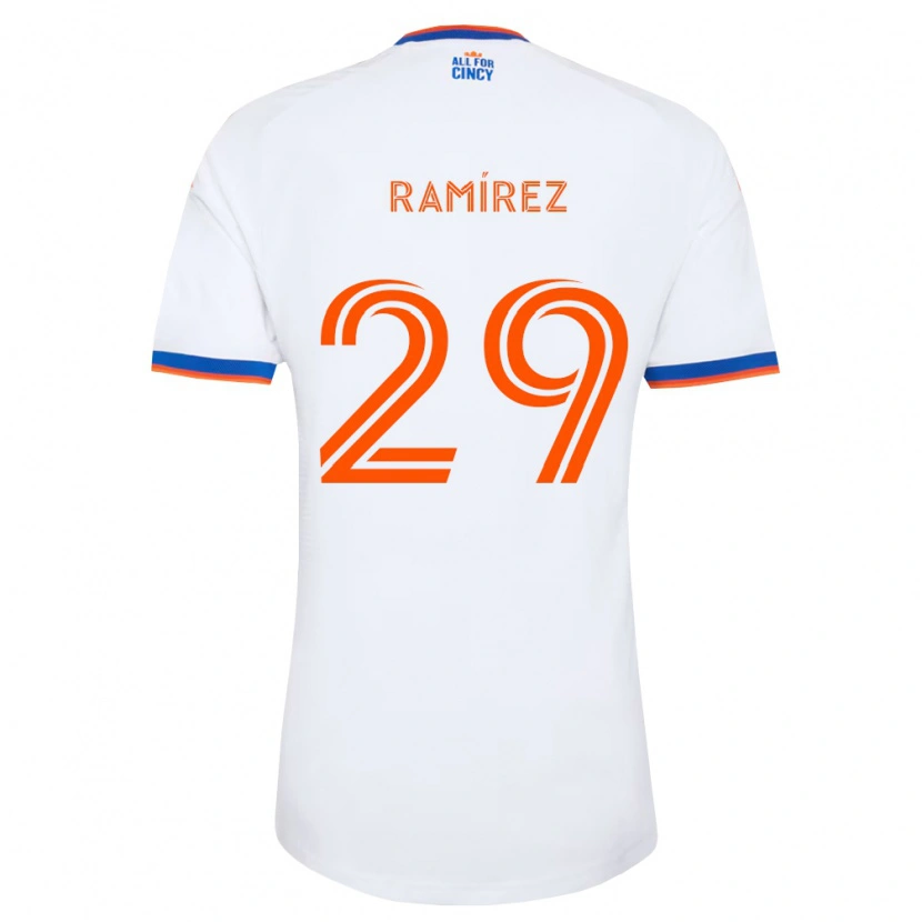 Danxen Damen Bryan Ramírez #29 Weiß Marineblau Orange Auswärtstrikot Trikot 2026/27 T-Shirt Österreich