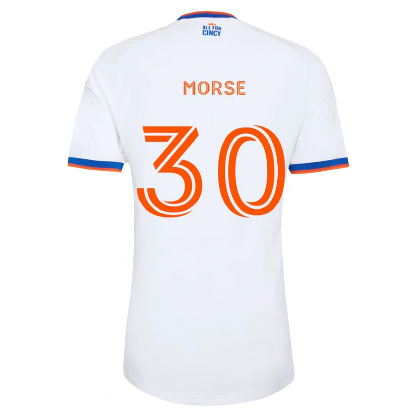 Danxen Damen Hunter Morse #30 Weiß Marineblau Orange Auswärtstrikot Trikot 2026/27 T-Shirt Österreich