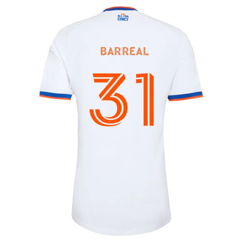 Danxen Damen Álvaro Barreal #31 Weiß Marineblau Orange Auswärtstrikot Trikot 2026/27 T-Shirt Österreich