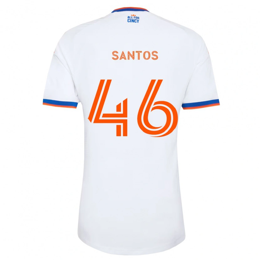 Danxen Damen Guilherme Santos #46 Weiß Marineblau Orange Auswärtstrikot Trikot 2026/27 T-Shirt Österreich