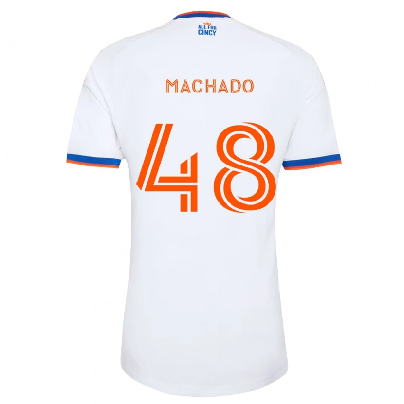 Danxen Damen Juan Machado #48 Weiß Marineblau Orange Auswärtstrikot Trikot 2026/27 T-Shirt Österreich