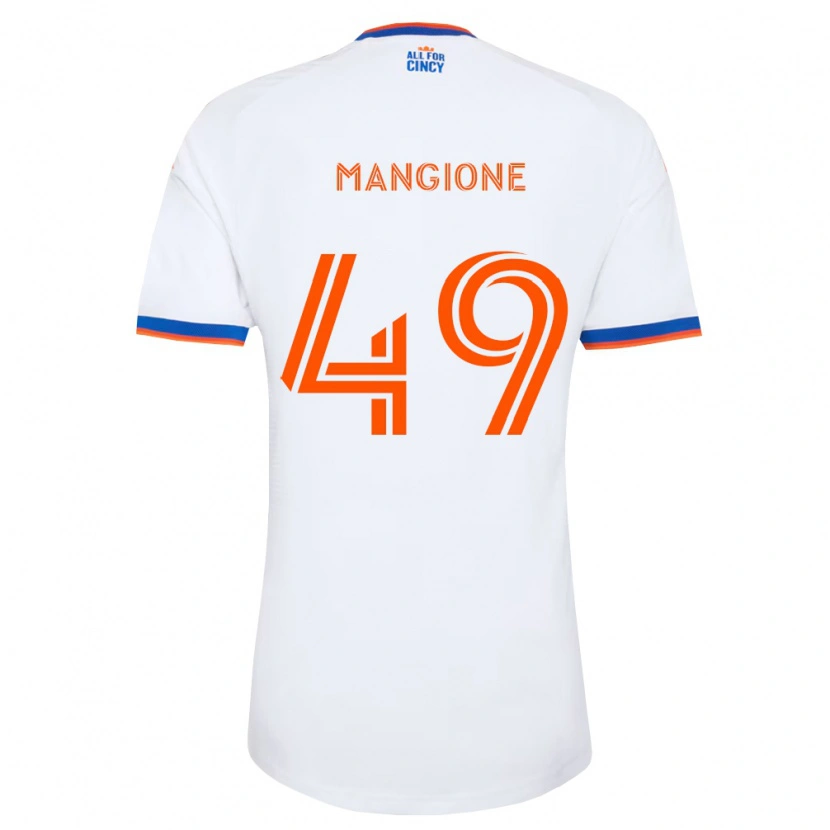 Danxen Damen Peter Mangione #49 Weiß Marineblau Orange Auswärtstrikot Trikot 2026/27 T-Shirt Österreich
