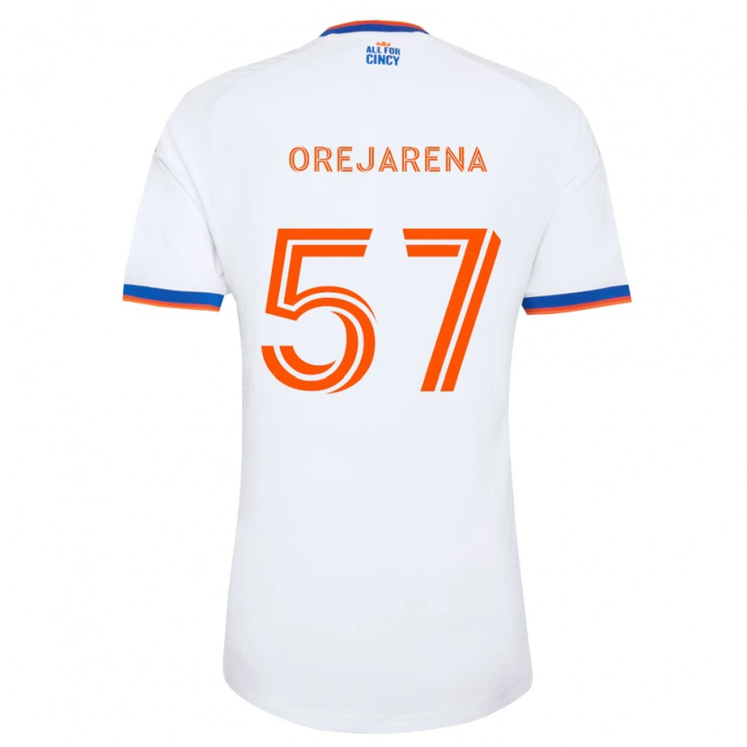 Danxen Damen Leo Orejarena #57 Weiß Marineblau Orange Auswärtstrikot Trikot 2026/27 T-Shirt Österreich