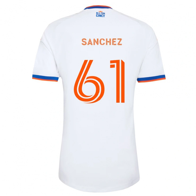 Danxen Damen Santiago Sanchez #61 Weiß Marineblau Orange Auswärtstrikot Trikot 2026/27 T-Shirt Österreich