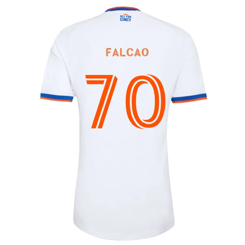 Danxen Damen Kiano Falcao #70 Weiß Marineblau Orange Auswärtstrikot Trikot 2026/27 T-Shirt Österreich