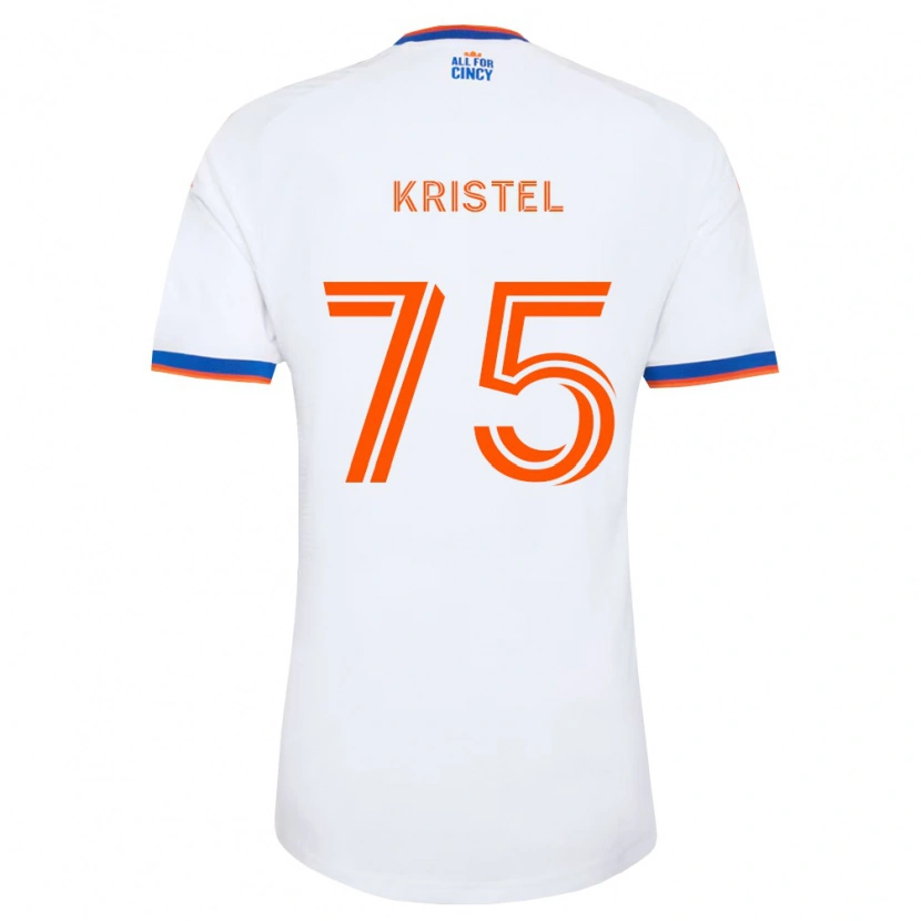 Danxen Damen Brandon Kristel #75 Weiß Marineblau Orange Auswärtstrikot Trikot 2026/27 T-Shirt Österreich