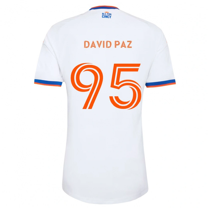 Danxen Damen David Paz #95 Weiß Marineblau Orange Auswärtstrikot Trikot 2026/27 T-Shirt Österreich