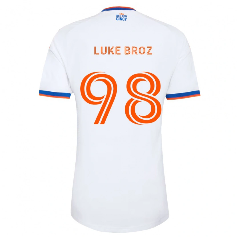 Danxen Damen Luke Broz #98 Weiß Marineblau Orange Auswärtstrikot Trikot 2026/27 T-Shirt Österreich