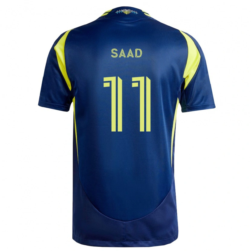 Danxen Damen Elias Saad #11 Gelb Marineblau Auswärtstrikot Trikot 2026/27 T-Shirt Österreich