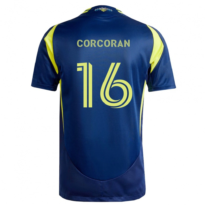 Danxen Damen Matthew Corcoran #16 Gelb Marineblau Auswärtstrikot Trikot 2026/27 T-Shirt Österreich