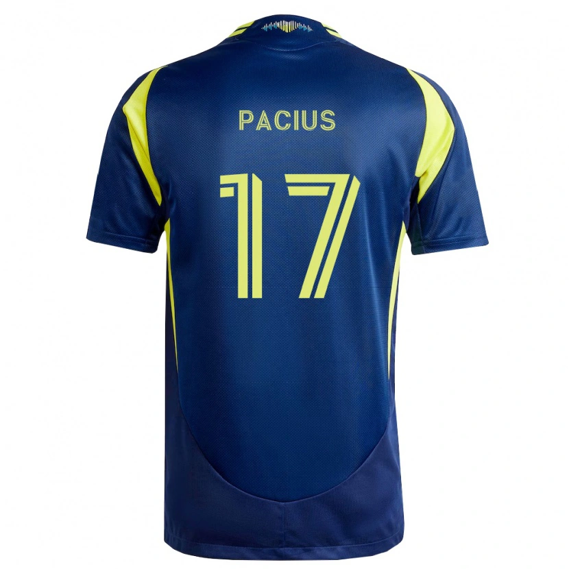 Danxen Damen Woobens Pacius #17 Gelb Marineblau Auswärtstrikot Trikot 2026/27 T-Shirt Österreich