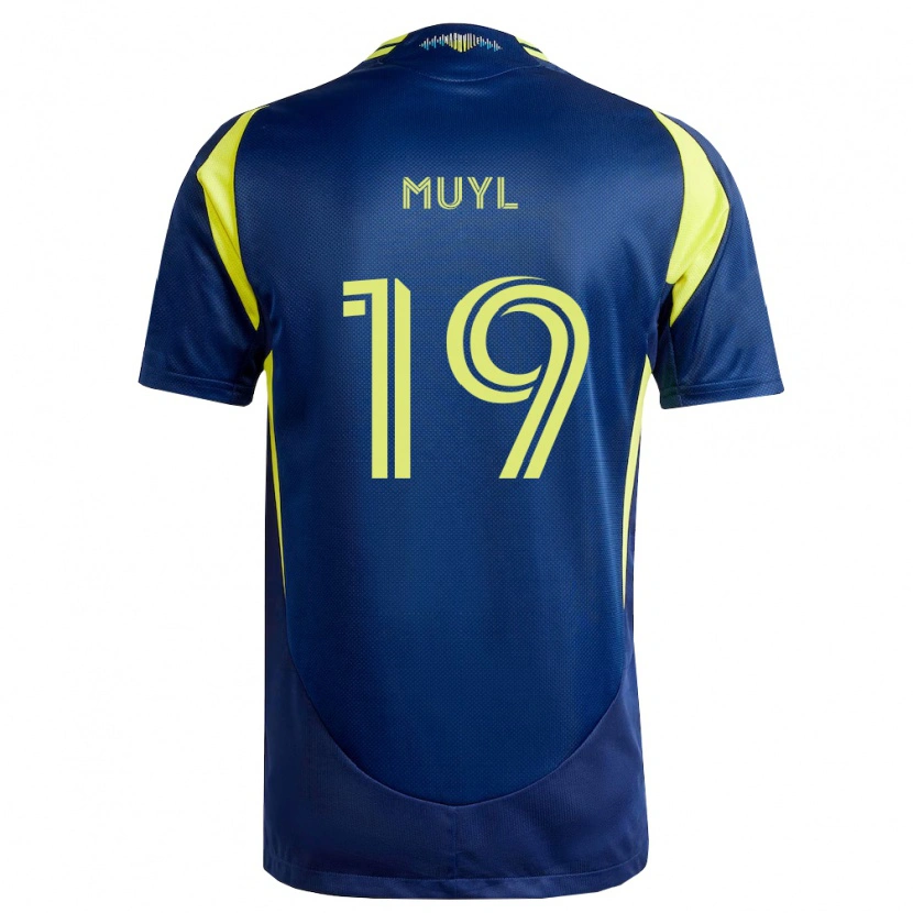 Danxen Damen Alex Muyl #19 Gelb Marineblau Auswärtstrikot Trikot 2026/27 T-Shirt Österreich