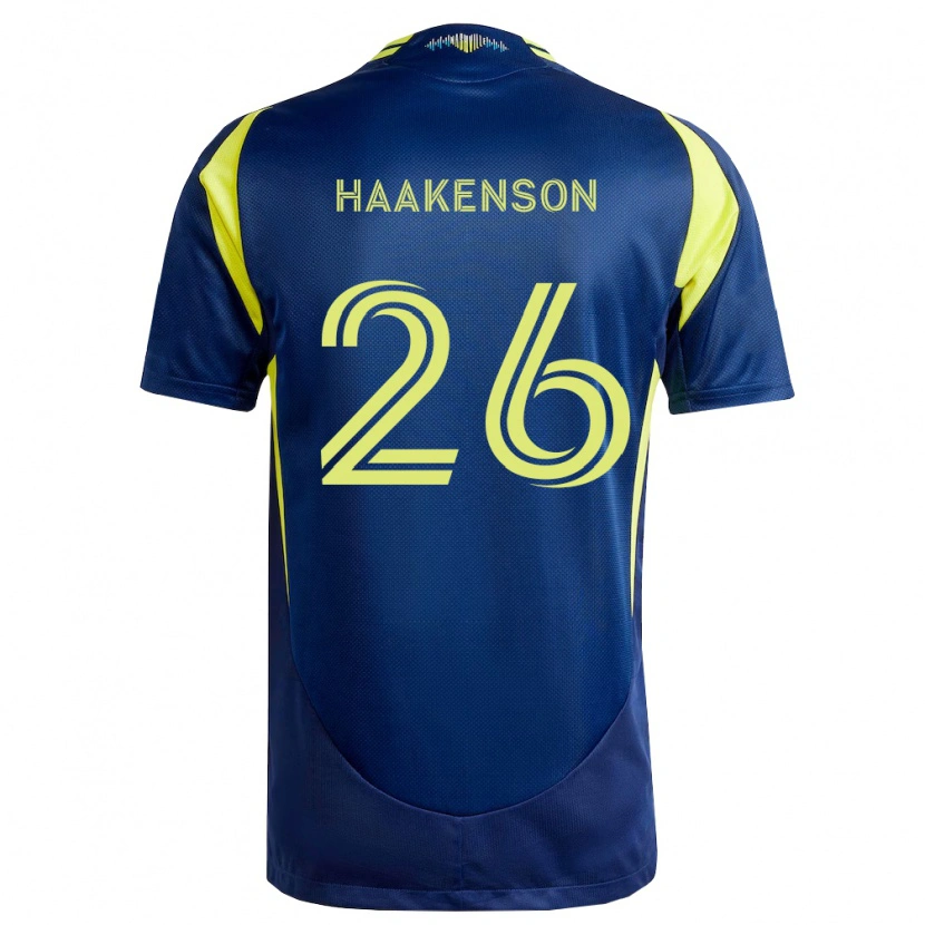Danxen Damen Luke Haakenson #26 Gelb Marineblau Auswärtstrikot Trikot 2026/27 T-Shirt Österreich