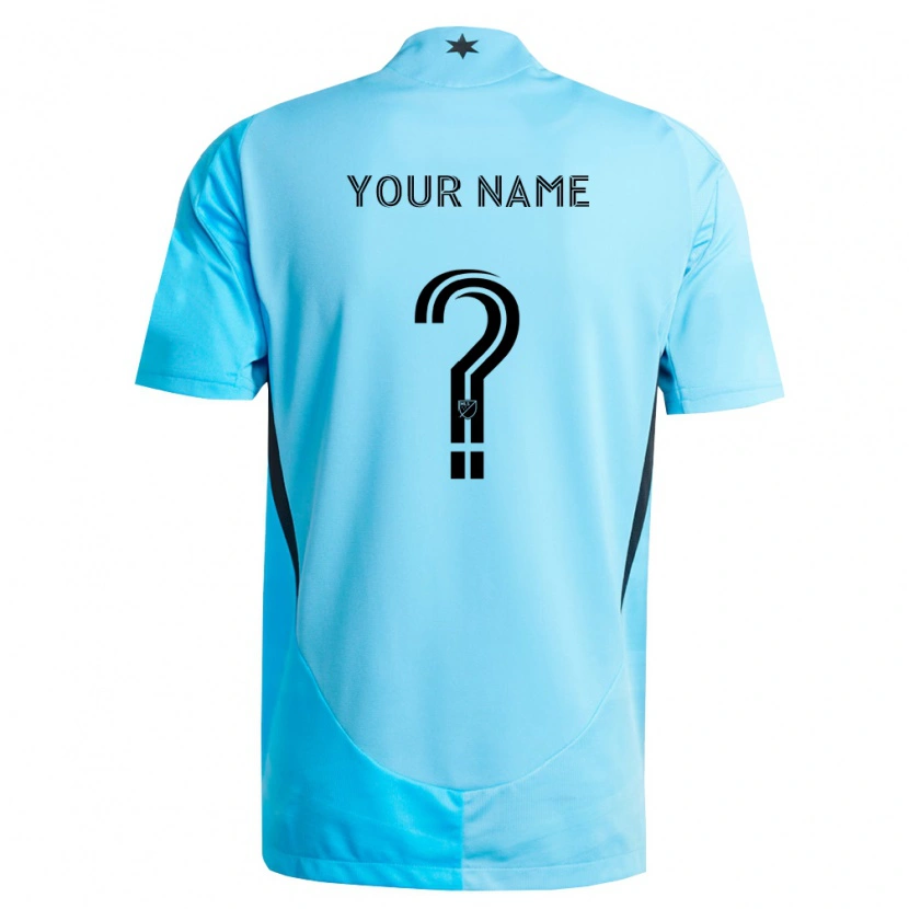Danxen Damen Ihren Namen #0 Hellblau Schwarz Auswärtstrikot Trikot 2026/27 T-Shirt Österreich