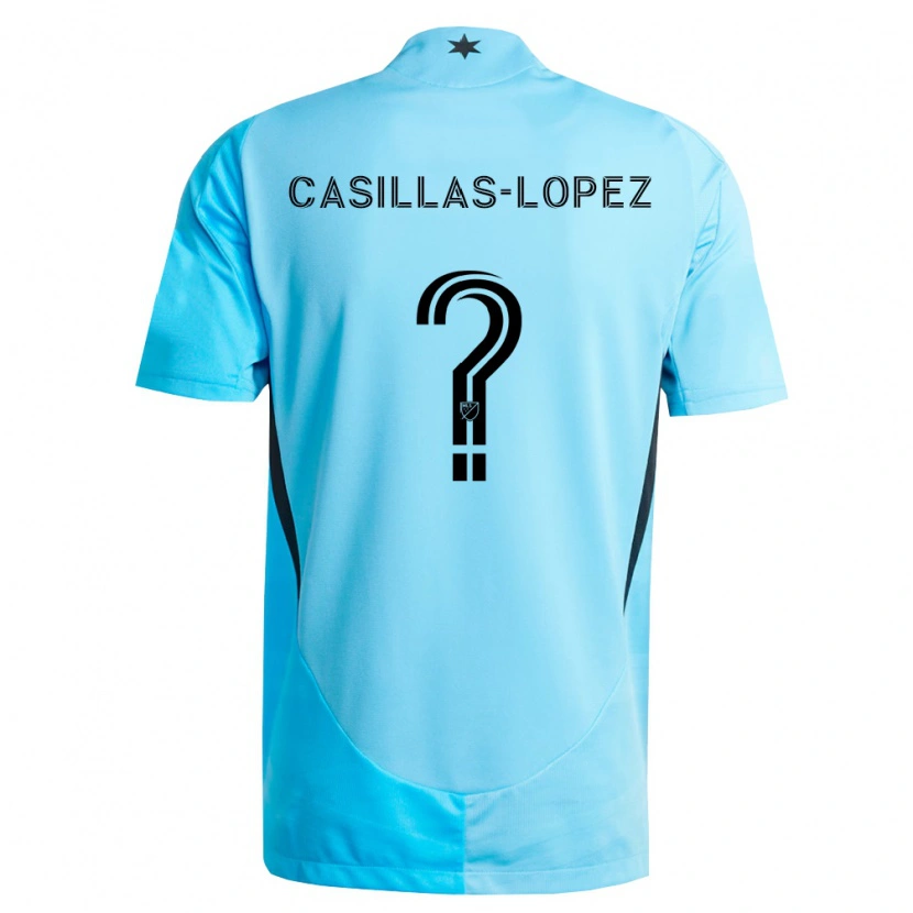 Danxen Damen Carlos Casillas-Lopez #0 Hellblau Schwarz Auswärtstrikot Trikot 2026/27 T-Shirt Österreich