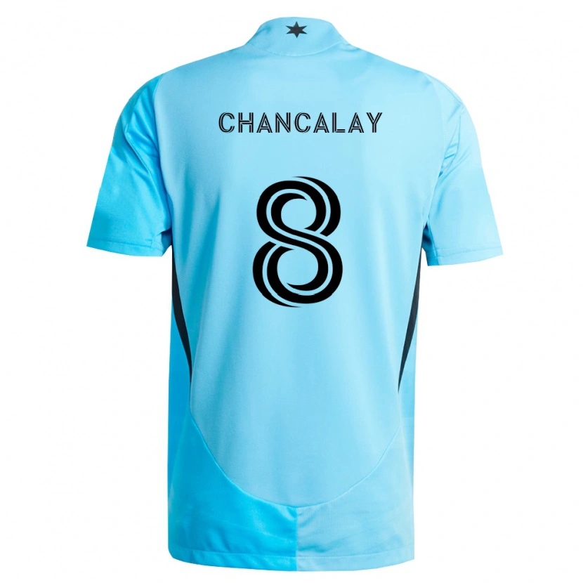 Danxen Damen Tomás Chancalay #8 Hellblau Schwarz Auswärtstrikot Trikot 2026/27 T-Shirt Österreich