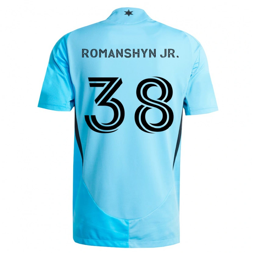Danxen Damen Kage Romanshyn Jr. #38 Hellblau Schwarz Auswärtstrikot Trikot 2026/27 T-Shirt Österreich