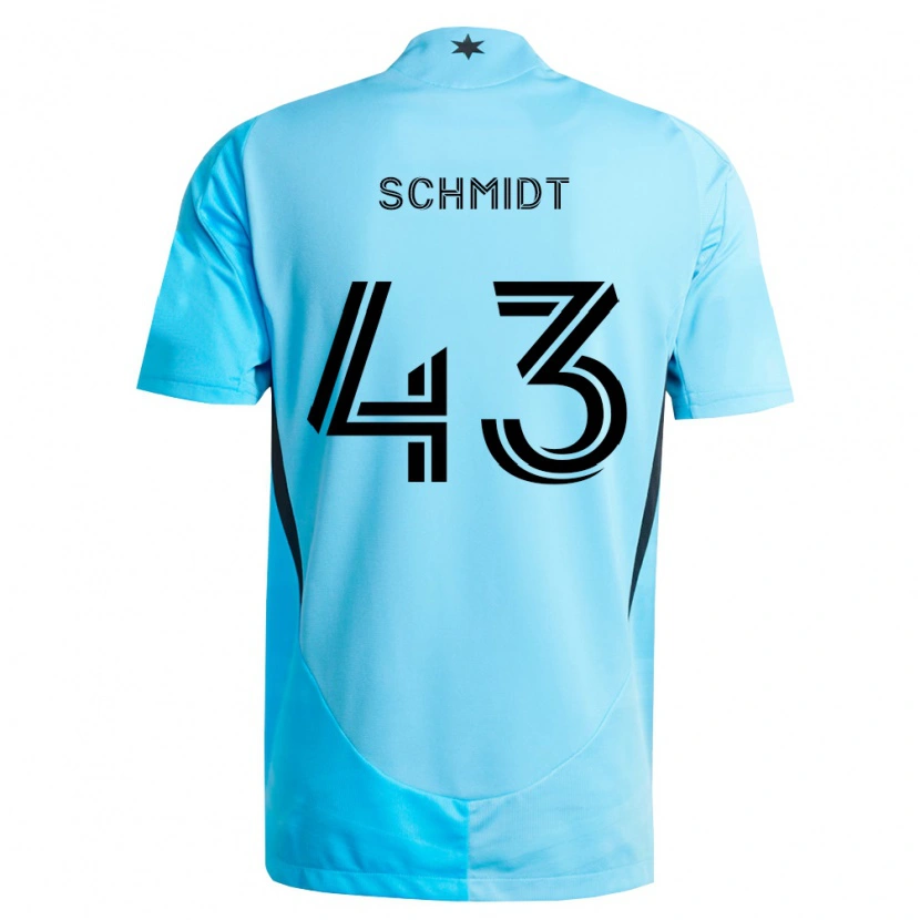 Danxen Damen William Schmidt #43 Hellblau Schwarz Auswärtstrikot Trikot 2026/27 T-Shirt Österreich