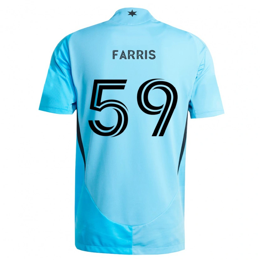 Danxen Damen John Farris #59 Hellblau Schwarz Auswärtstrikot Trikot 2026/27 T-Shirt Österreich