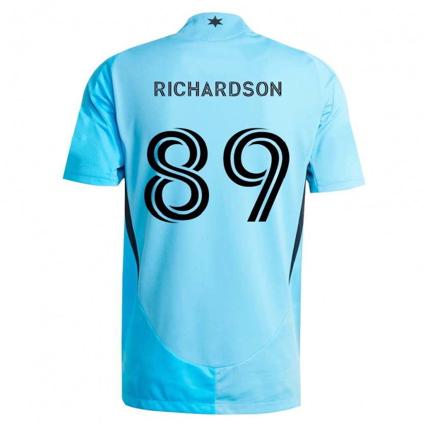 Danxen Damen Nick Richardson #89 Hellblau Schwarz Auswärtstrikot Trikot 2026/27 T-Shirt Österreich