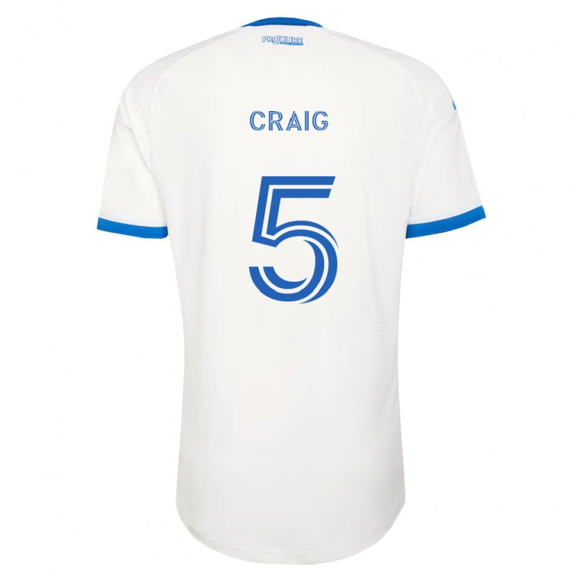 Danxen Damen Brandan Craig #5 Himmelblau Weiß Auswärtstrikot Trikot 2026/27 T-Shirt Österreich