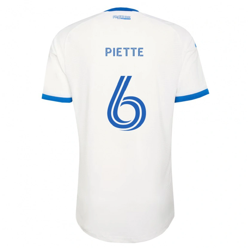 Danxen Damen Samuel Piette #6 Himmelblau Weiß Auswärtstrikot Trikot 2026/27 T-Shirt Österreich