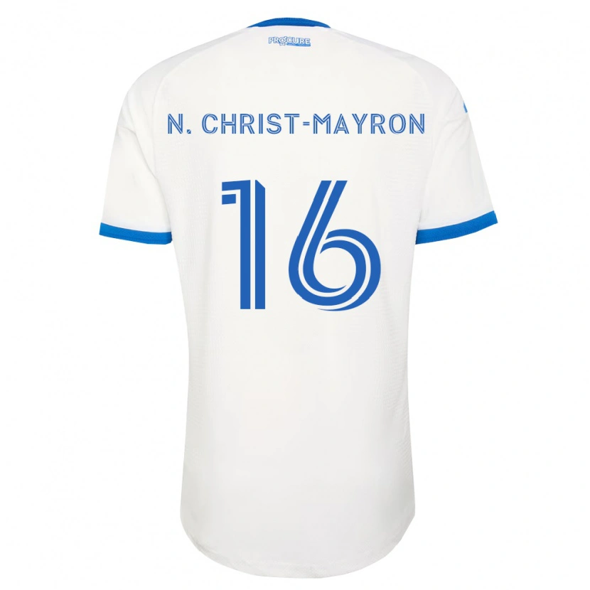 Danxen Damen Brou Aya N'ta Christ-Mayron #16 Himmelblau Weiß Auswärtstrikot Trikot 2026/27 T-Shirt Österreich
