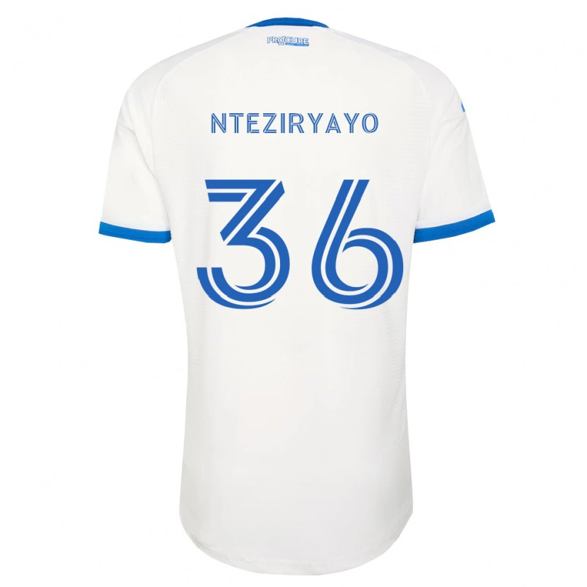 Danxen Damen Josh Nteziryayo #36 Himmelblau Weiß Auswärtstrikot Trikot 2026/27 T-Shirt Österreich
