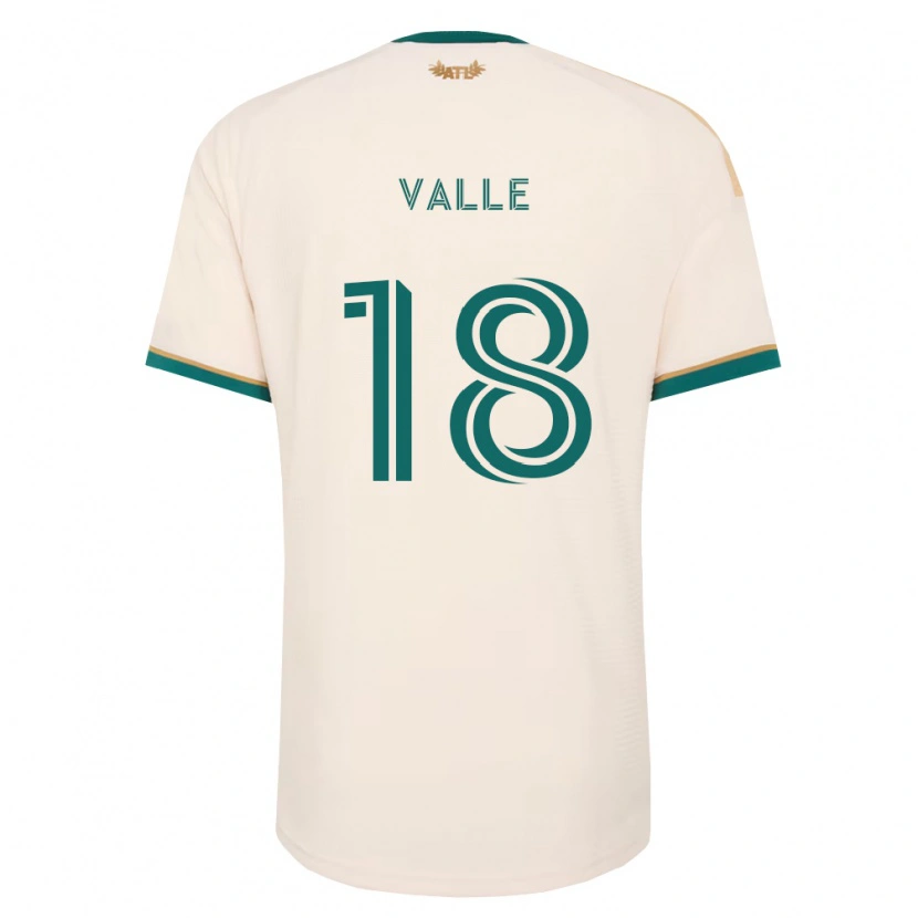 Danxen Damen Daniel Valle #18 Champagner Grün Auswärtstrikot Trikot 2026/27 T-Shirt Österreich