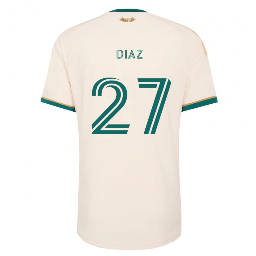 Danxen Damen Paulo Díaz #27 Champagner Grün Auswärtstrikot Trikot 2026/27 T-Shirt Österreich