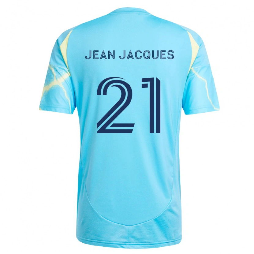 Danxen Damen Danley Jean Jacques #21 Hellblau Schwarz Hellgelb Auswärtstrikot Trikot 2026/27 T-Shirt Österreich