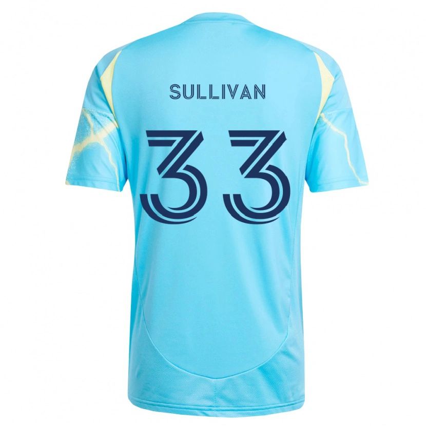 Danxen Damen Quinn Sullivan #33 Hellblau Schwarz Hellgelb Auswärtstrikot Trikot 2026/27 T-Shirt Österreich