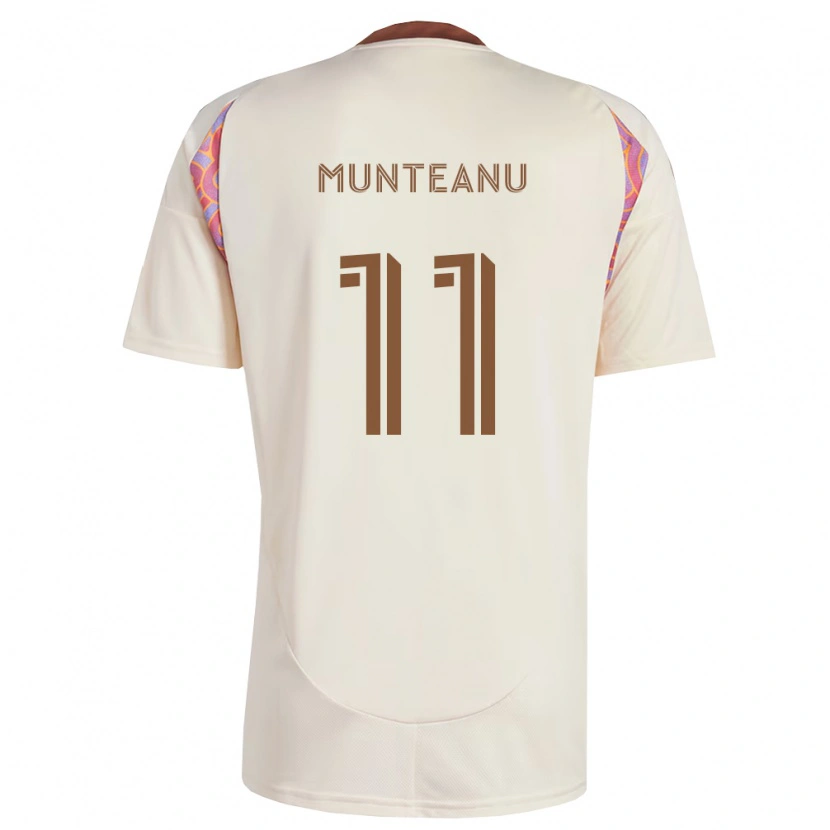 Danxen Damen Louis Munteanu #11 Off-Weiß Pink Auswärtstrikot Trikot 2026/27 T-Shirt Österreich