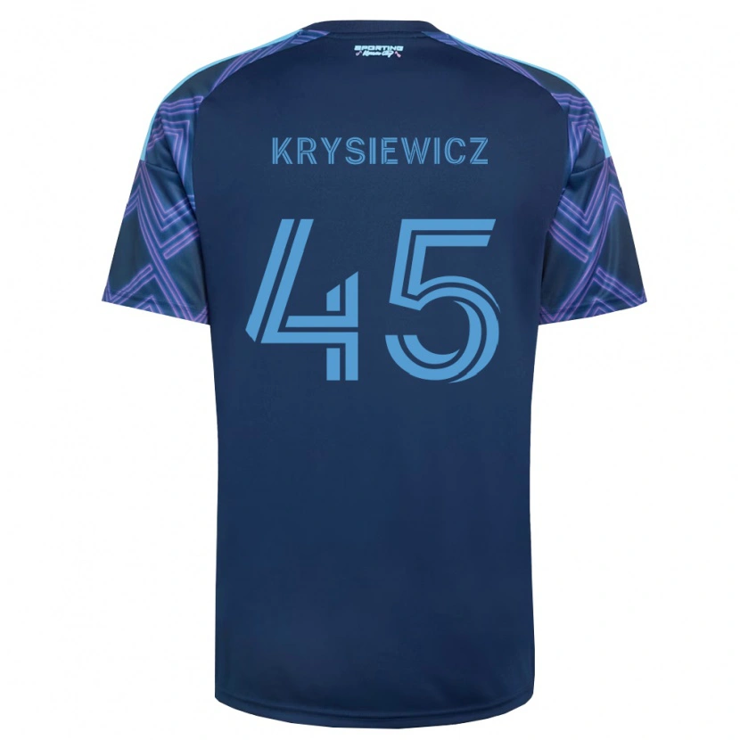 Danxen Damen Brady Krysiewicz #45 Königsblau Violett Auswärtstrikot Trikot 2026/27 T-Shirt Österreich