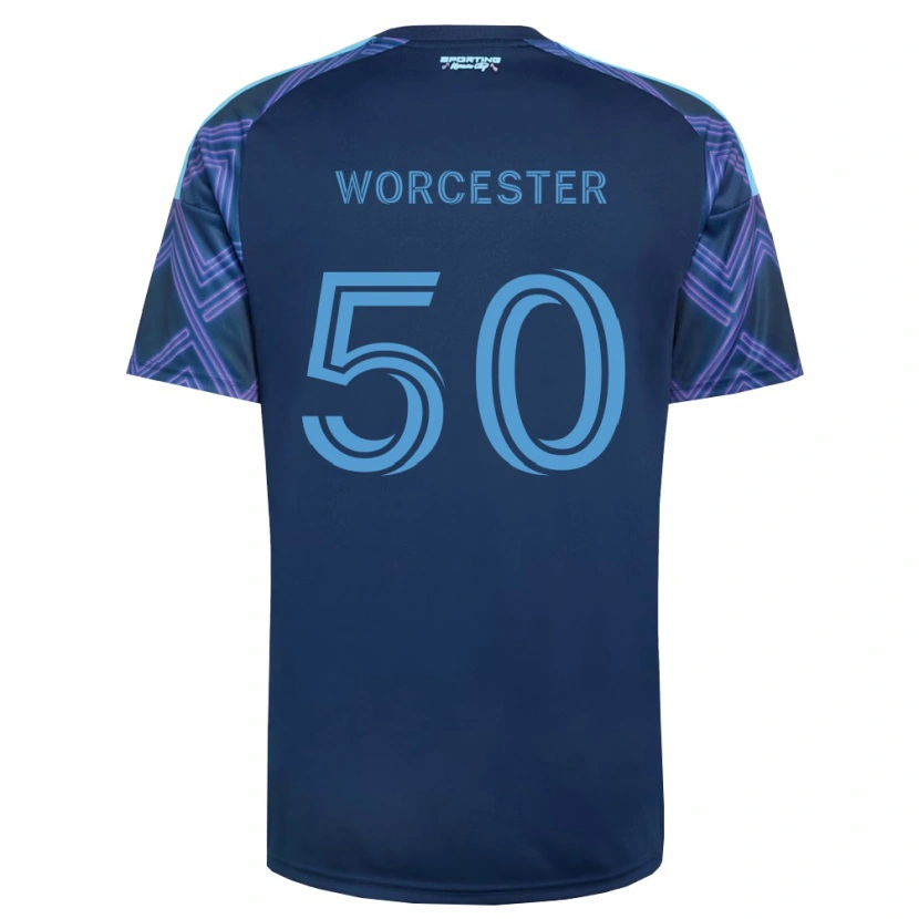 Danxen Damen Sam Worcester #50 Königsblau Violett Auswärtstrikot Trikot 2026/27 T-Shirt Österreich