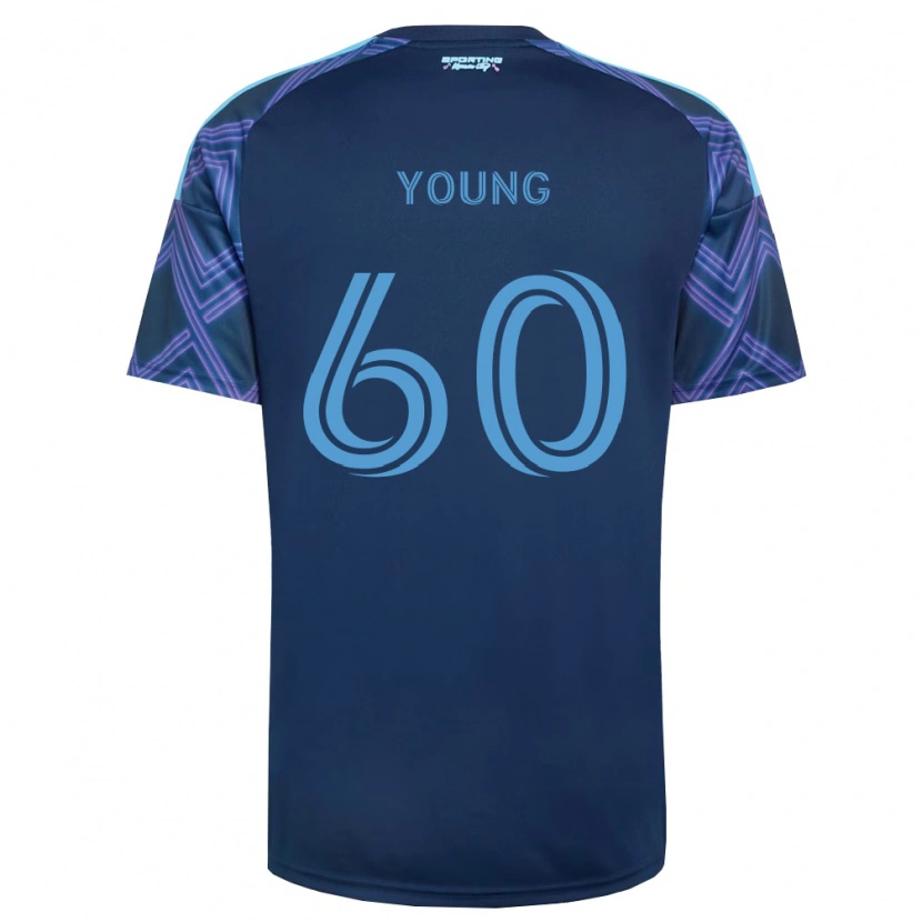 Danxen Damen Nate Young #60 Königsblau Violett Auswärtstrikot Trikot 2026/27 T-Shirt Österreich