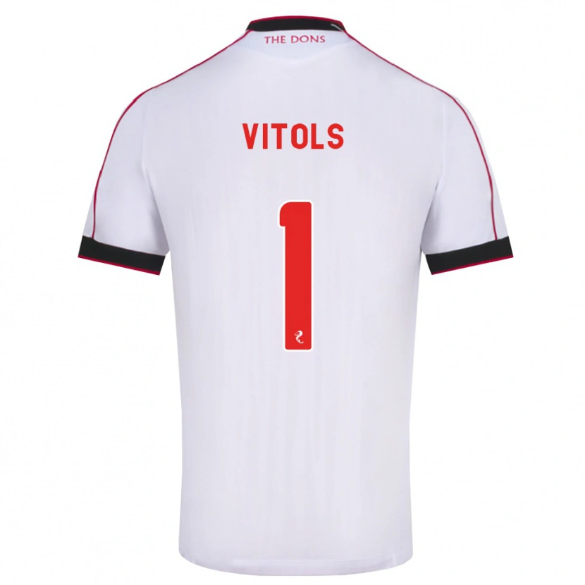 Danxen Damen Rodrigo Vitols #1 Schwarz Rot Weiß Auswärtstrikot Trikot 2026/27 T-Shirt Österreich