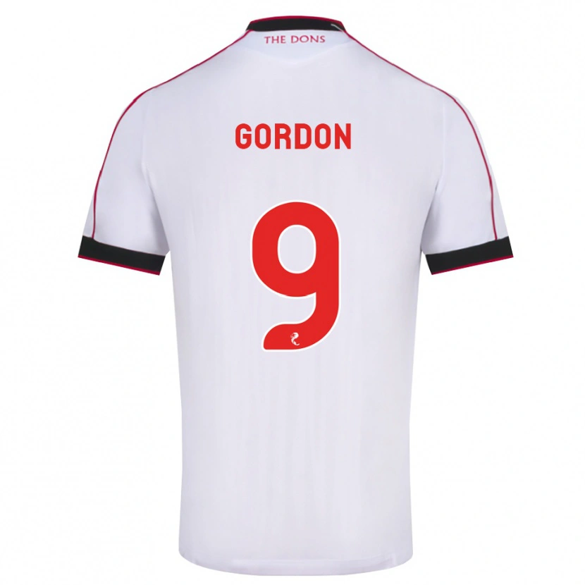 Danxen Damen Lauren Gordon #9 Schwarz Rot Weiß Auswärtstrikot Trikot 2026/27 T-Shirt Österreich