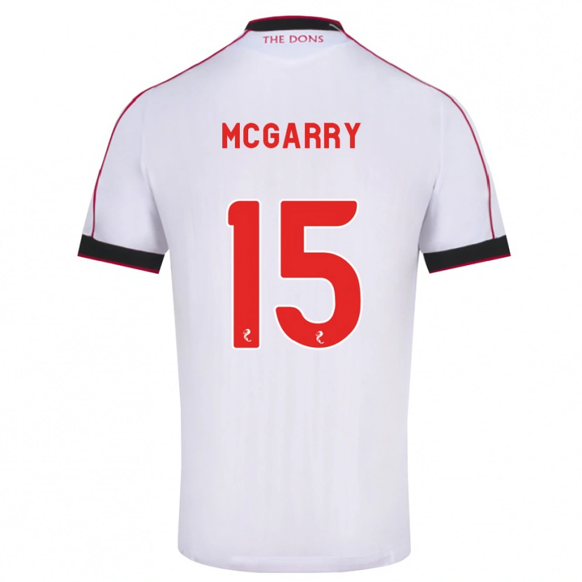 Danxen Damen James Mcgarry #15 Schwarz Rot Weiß Auswärtstrikot Trikot 2026/27 T-Shirt Österreich