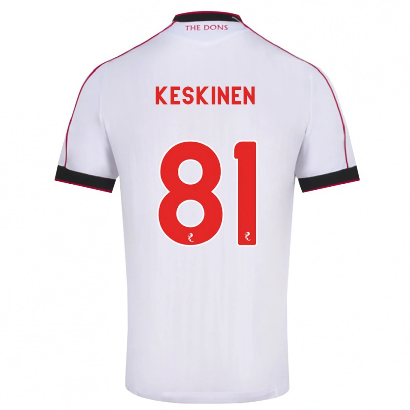 Danxen Damen Topi Keskinen #81 Schwarz Rot Weiß Auswärtstrikot Trikot 2026/27 T-Shirt Österreich
