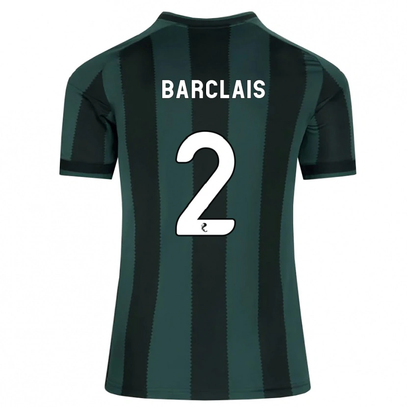 Danxen Damen Celya Barclais #2 Dunkles Schiefergrau Schwarz Auswärtstrikot Trikot 2026/27 T-Shirt Österreich