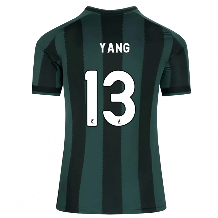 Danxen Damen Hyun-Jun Yang #13 Dunkles Schiefergrau Schwarz Auswärtstrikot Trikot 2026/27 T-Shirt Österreich