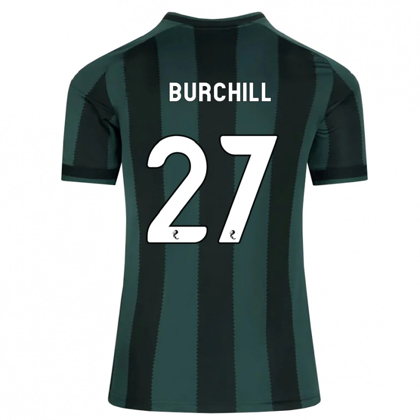 Danxen Damen Tiree Burchill #27 Dunkles Schiefergrau Schwarz Auswärtstrikot Trikot 2026/27 T-Shirt Österreich