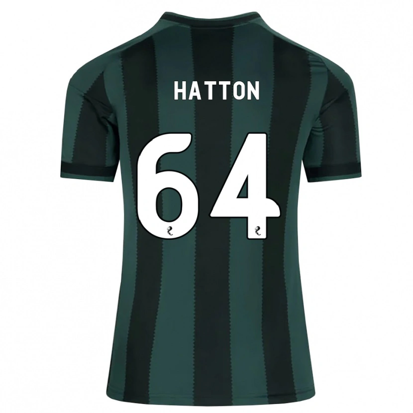 Danxen Damen Thomas Hatton #64 Dunkles Schiefergrau Schwarz Auswärtstrikot Trikot 2026/27 T-Shirt Österreich